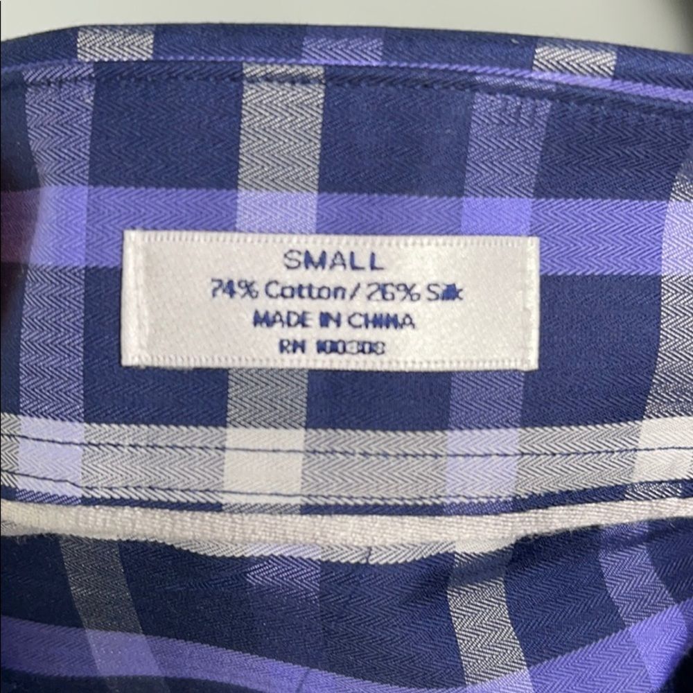Peter Millar plaid button down, NWT, Small - Picture 9 of 9